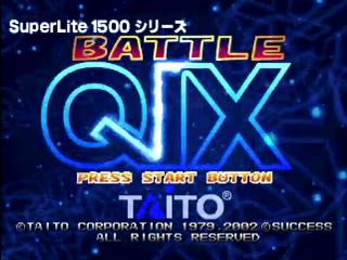 Battle Qix (superlite 1500 Series) — sstitle (JP)