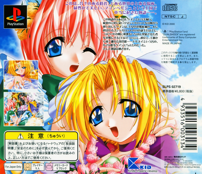 Flamberge No Seirei — box-2D-back (JP)