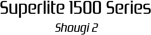 Shogi 2 (superlite 1500 Series) — wheel (SS)