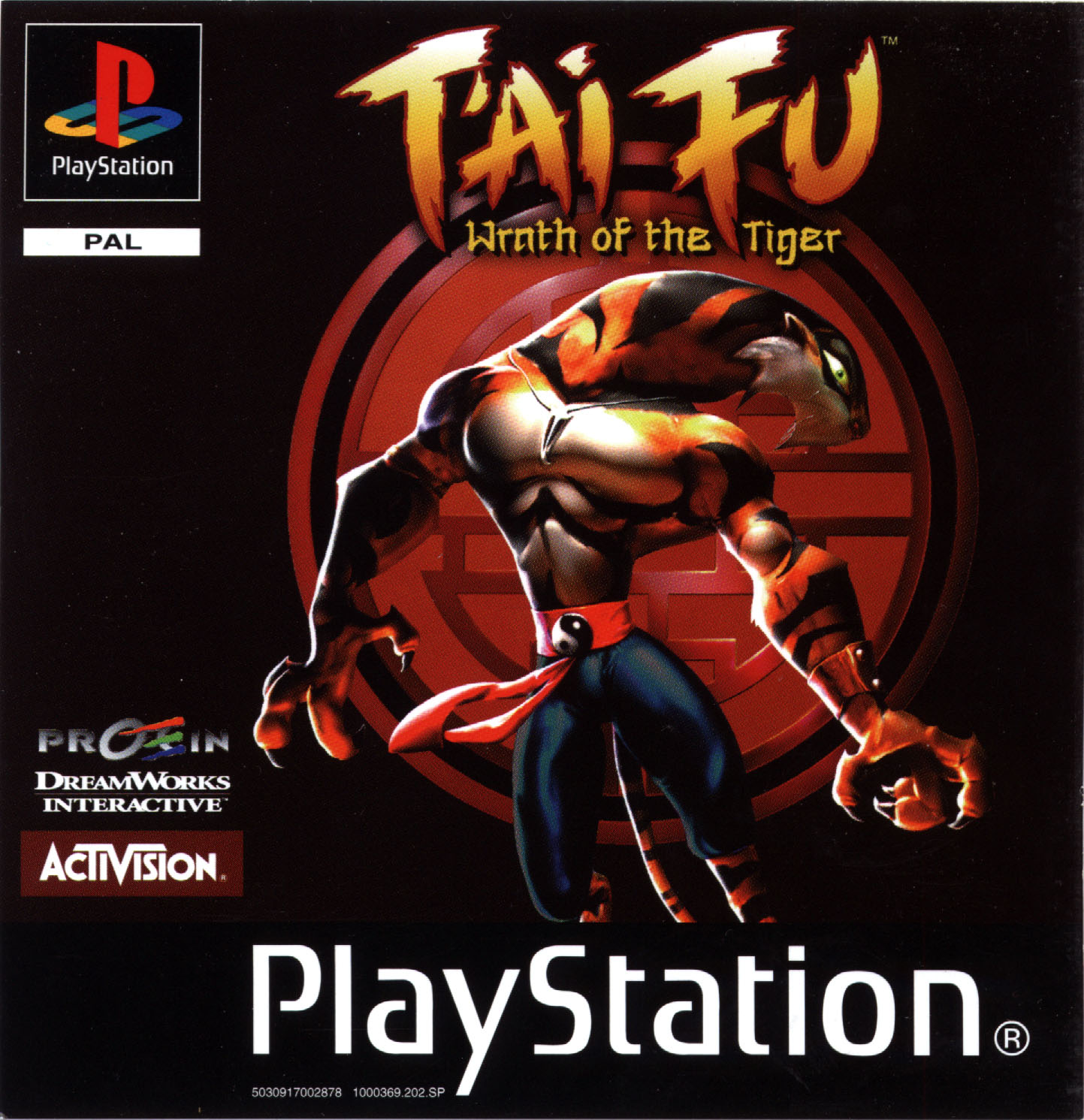 T'ai Fu - Wrath Of The Tiger — box-2D (EU)