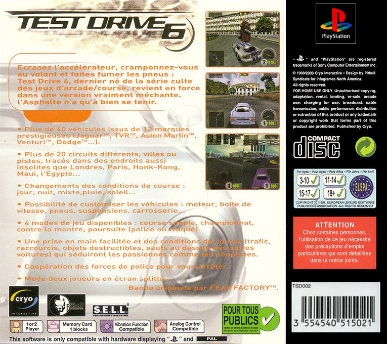 Test Drive 6 — box-2D-back (FR)