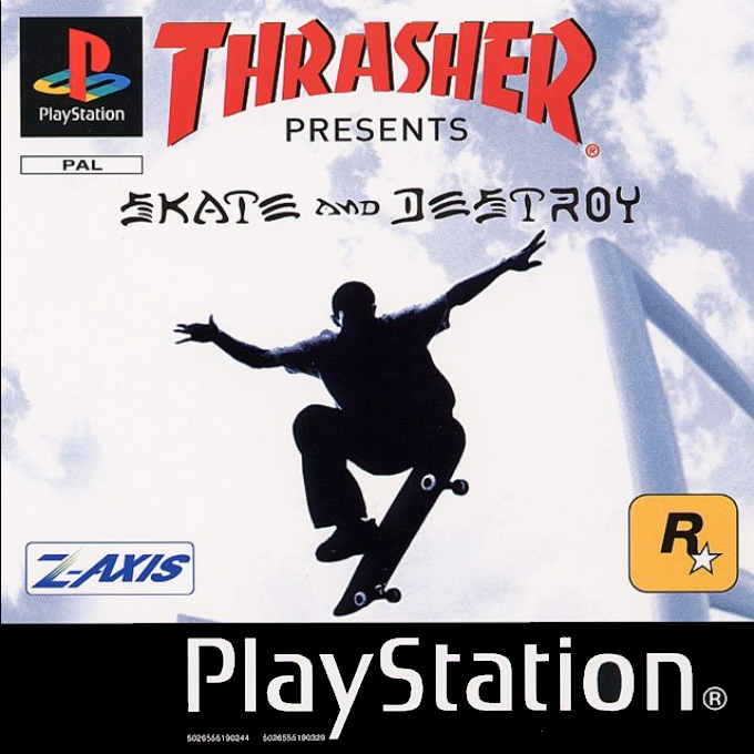 Thrasher - Skate And Destroy — box-2D (EU)