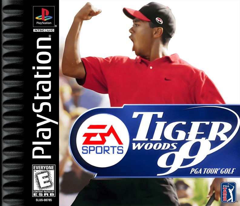 Tiger Woods 99 Pga Tour Golf box art