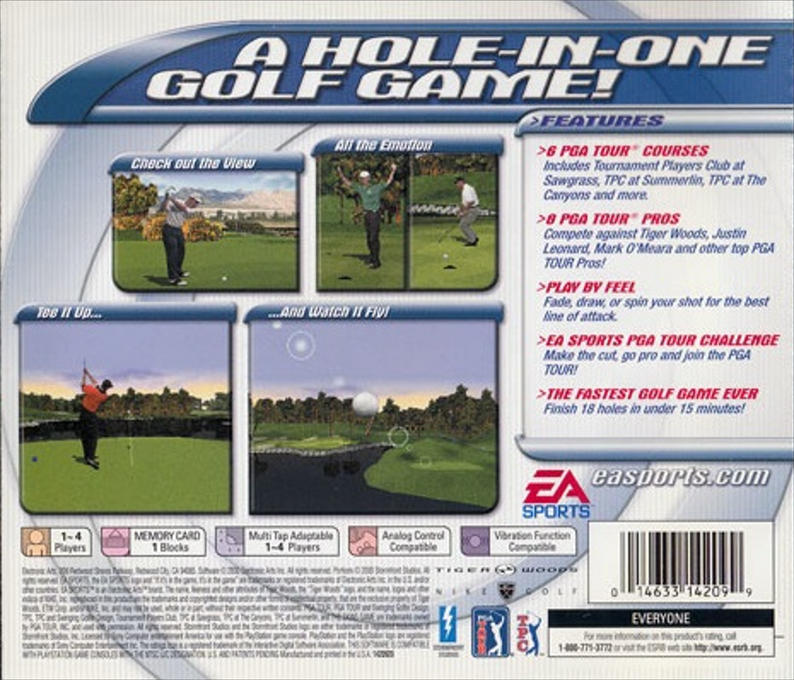 Tiger Woods Pga Tour Golf — box-2D-back (US)