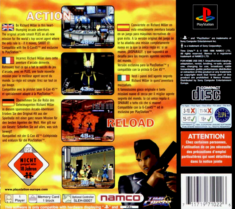 Time Crisis — box-2D-back (EU)