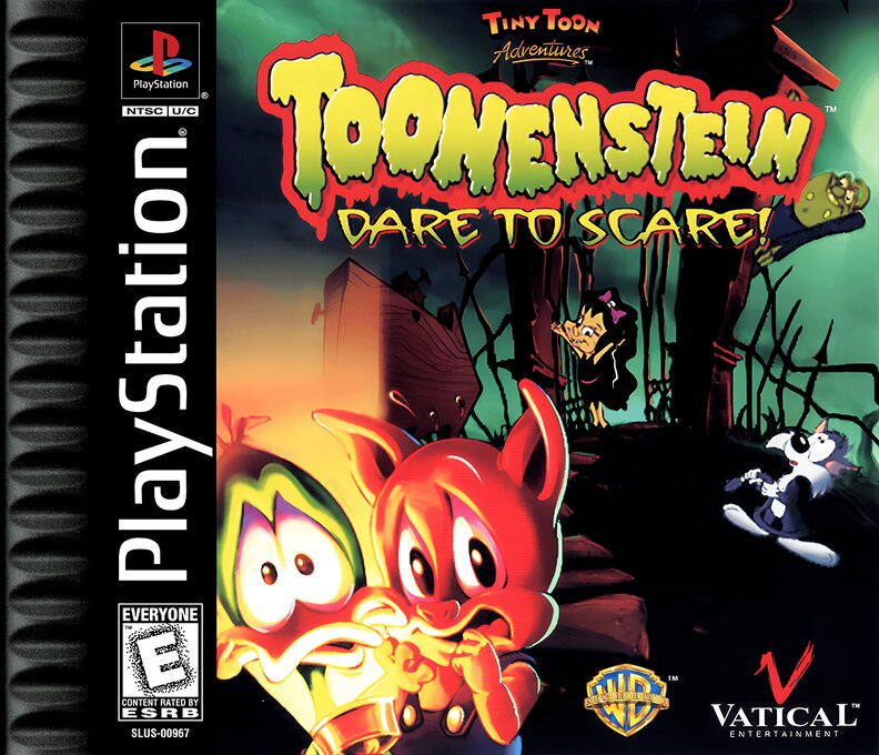 Tiny Toon Adventures - Toonenstein - Dare To Scare! box art