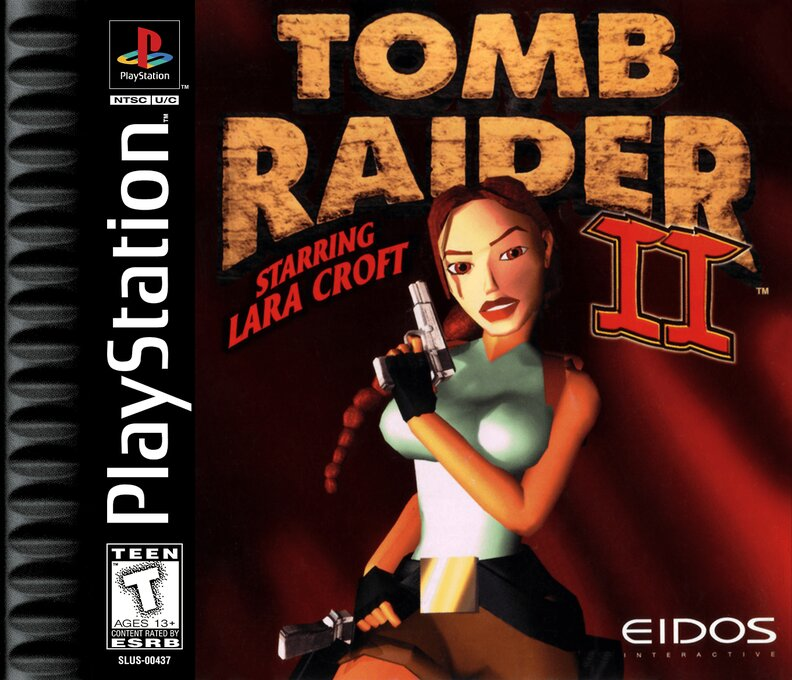 Tomb Raider 2 - Starring Lara Croft box art