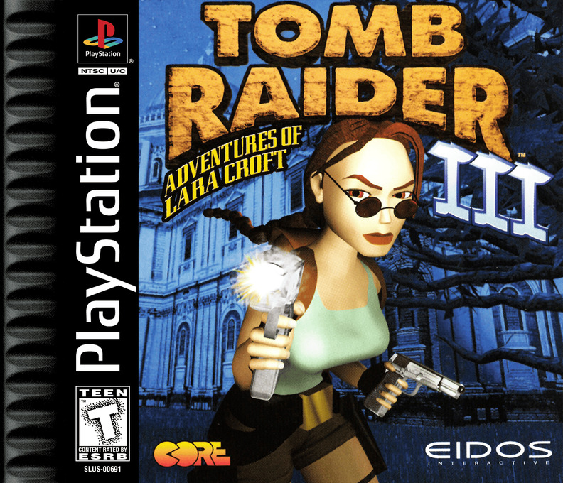 Tomb Raider 3 - Adventures Of Lara Croft box art