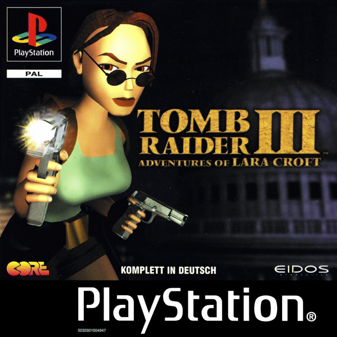 Tomb Raider 3 - Adventures Of Lara Croft — box-2D (DE)