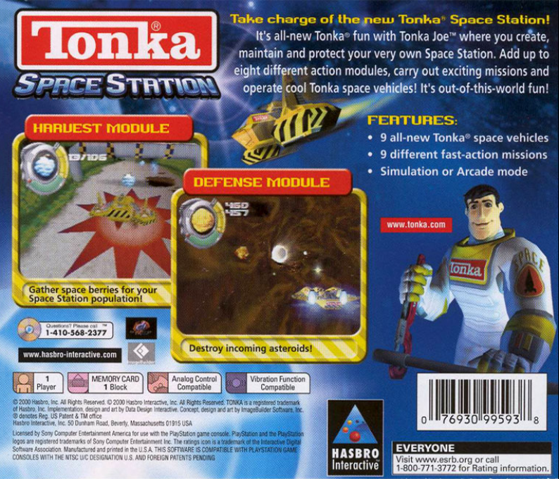 Tonka Space Station — box-2D-back (US)