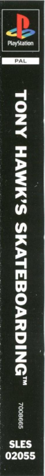 Tony Hawk's Skateboarding — box-2D-side (DE)