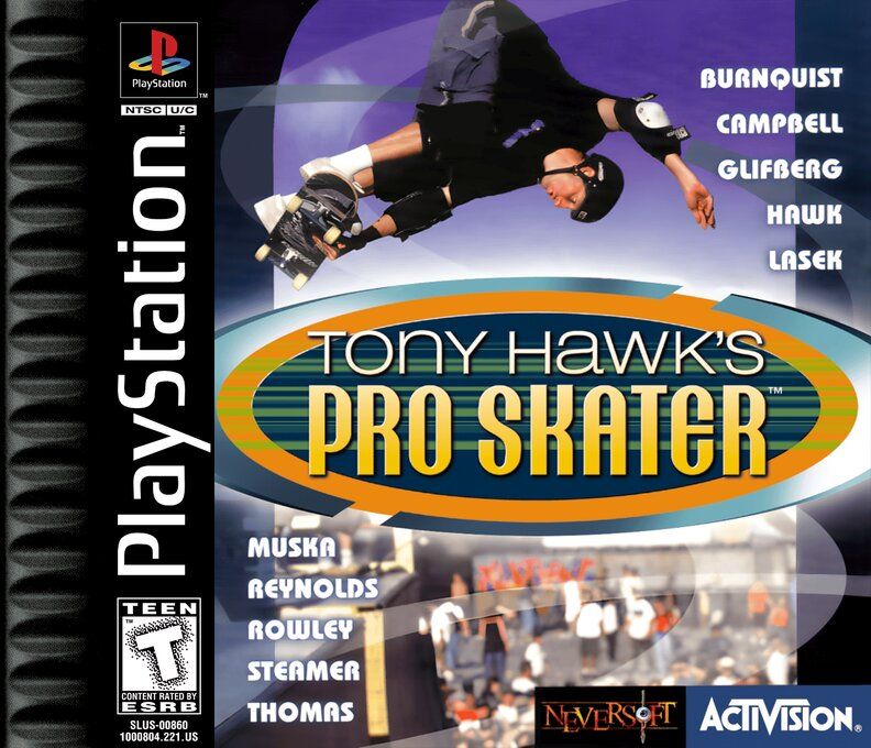 Tony Hawk's Skateboarding box art