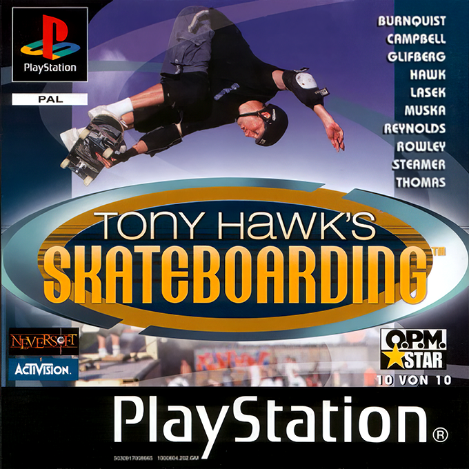 Tony Hawk's Skateboarding — box-2D (DE)