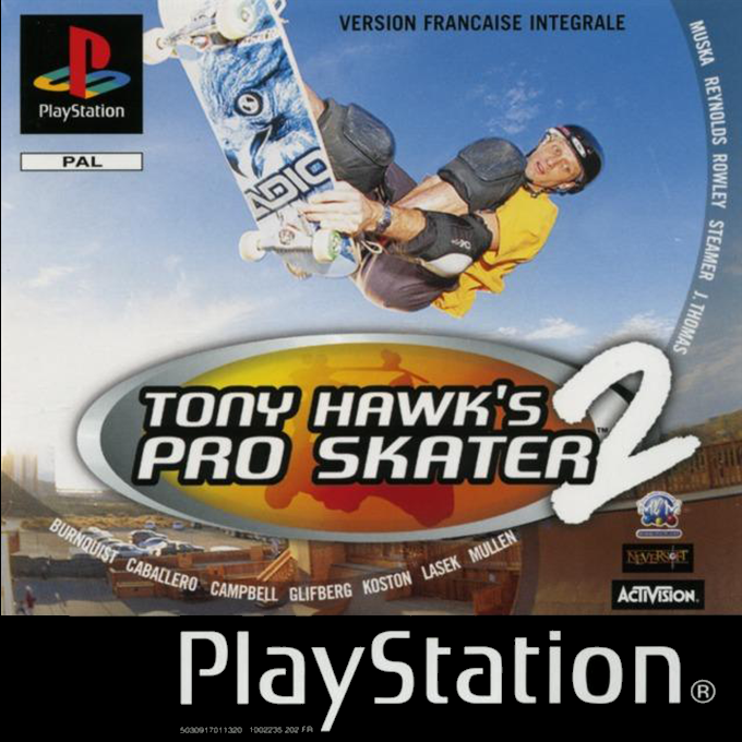Tony Hawk's Pro Skater 2 — box-2D (FR)