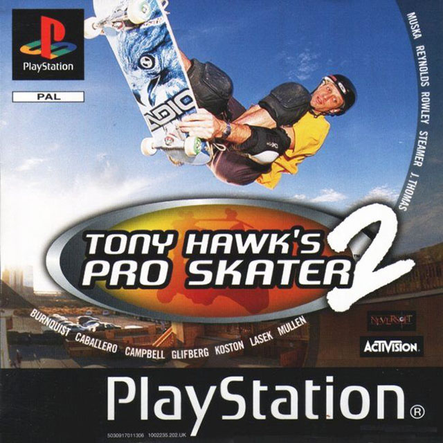 Tony Hawk's Pro Skater 2 — box-2D (EU)