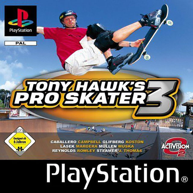 Tony Hawk's Pro Skater 3 — box-2D (DE)
