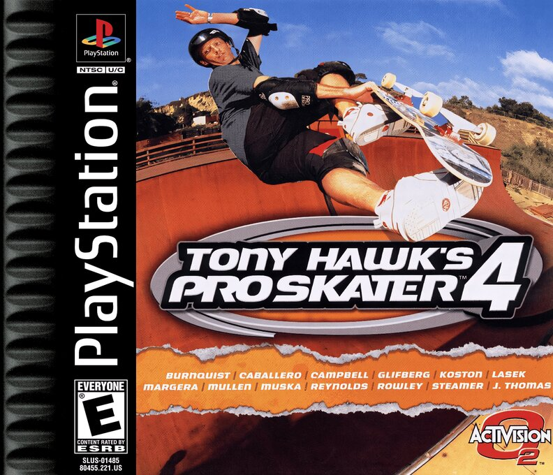 Tony Hawk's Pro Skater 4 box art