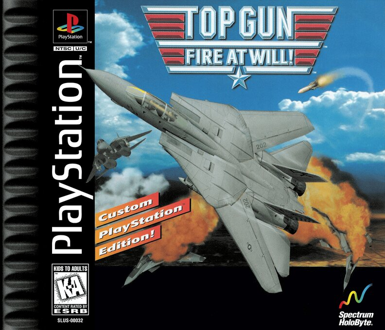 Top Gun - Fire At Will box art