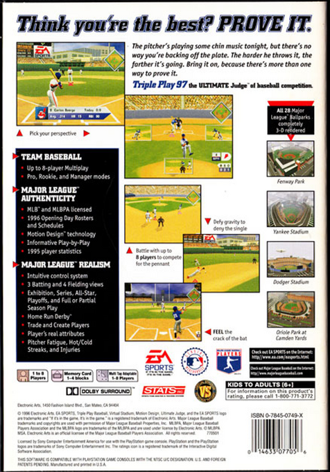 Triple Play 97 — box-2D-back (AME)