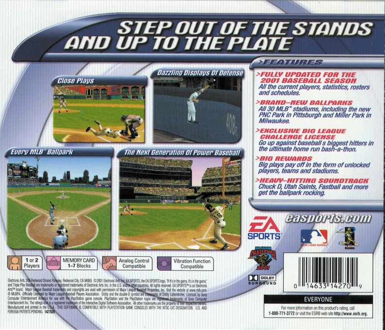 Triple Play Baseball — box-2D-back (US)