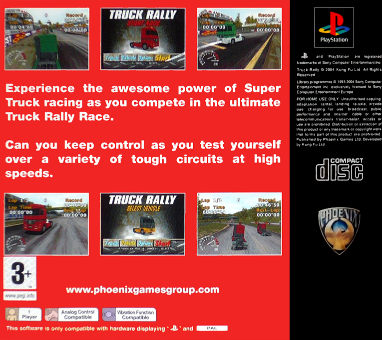 Truck Rally — box-2D-back (EU)