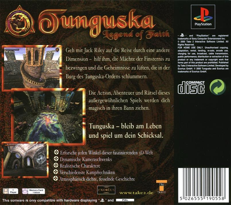 Tunguska - Legend Of Faith — box-2D-back (DE)