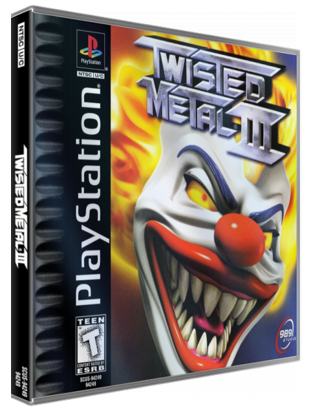 Twisted Metal 3 — box-3D (US)