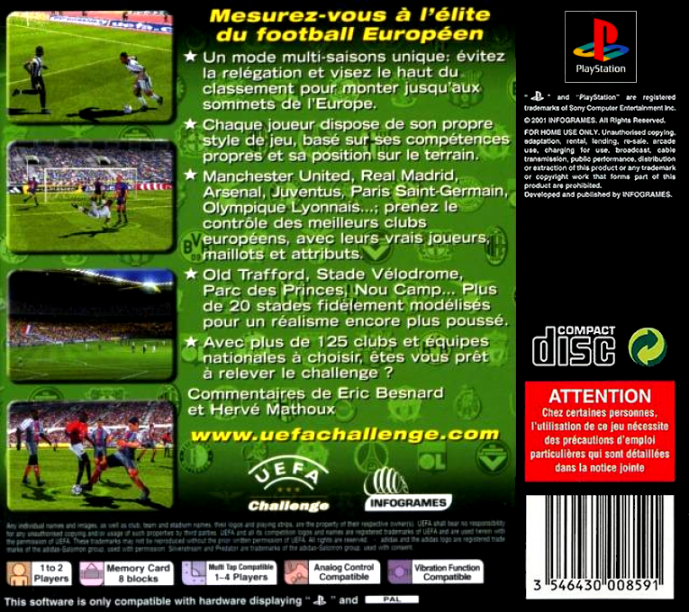 Uefa Challenge — box-2D-back (FR)
