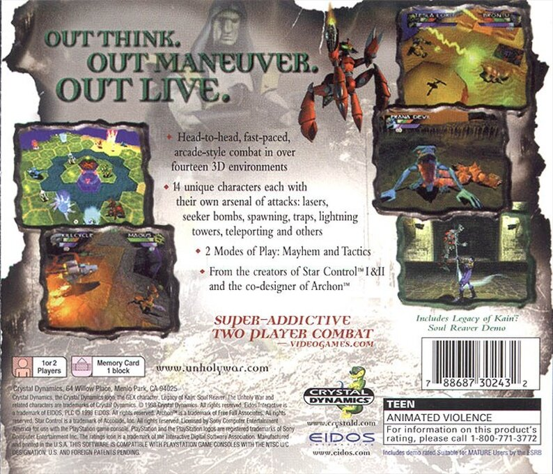 Unholy War, The — box-2D-back (US)