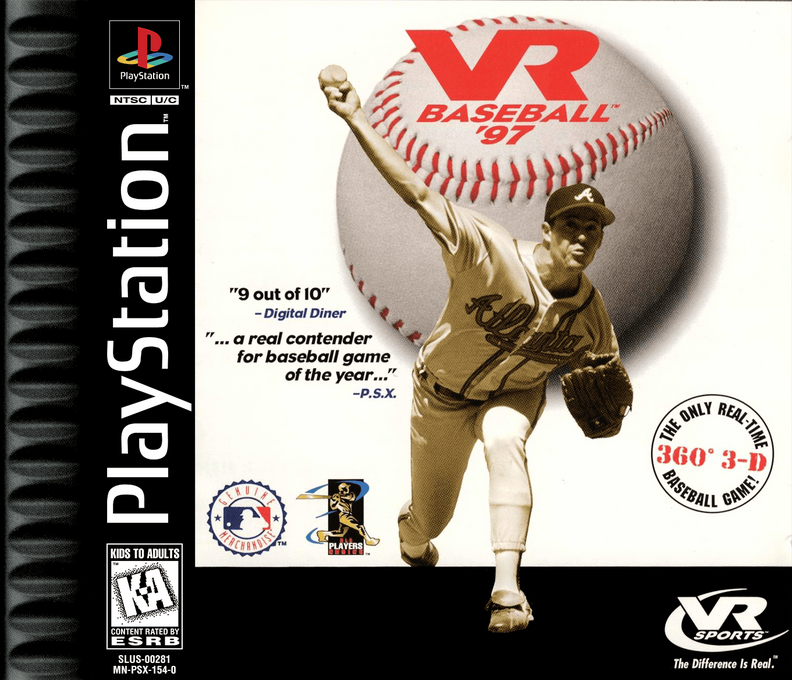Vr Baseball '97 box art