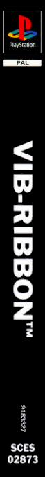 Vib-ribbon — box-2D-side (EU)