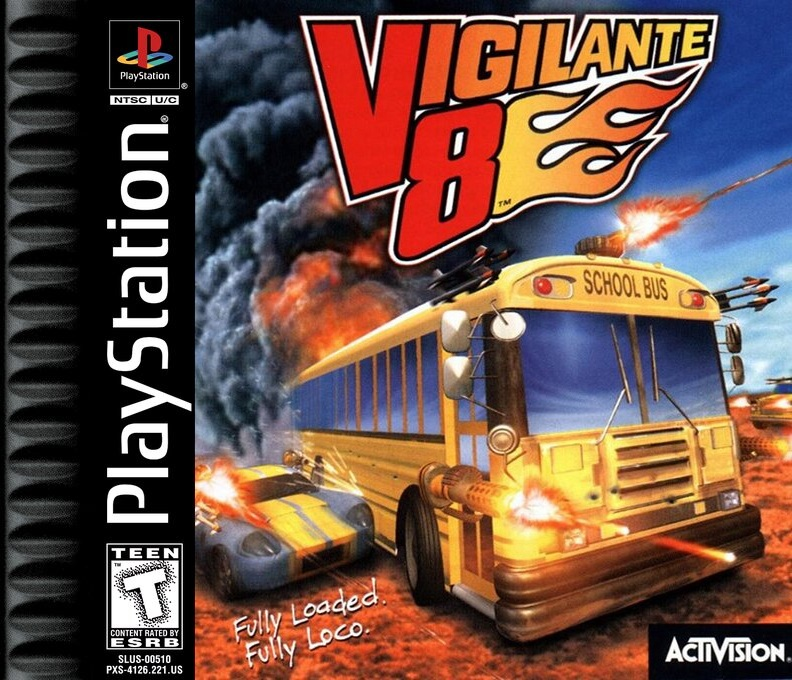 Vigilante 8 box art