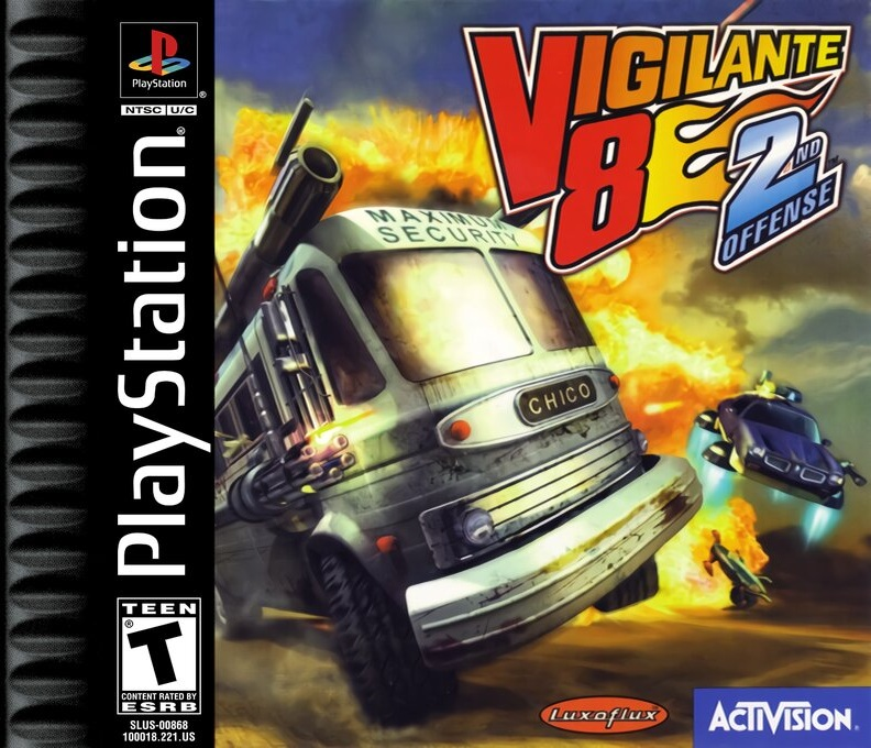 Vigilante 8 - 2nd Offense box art