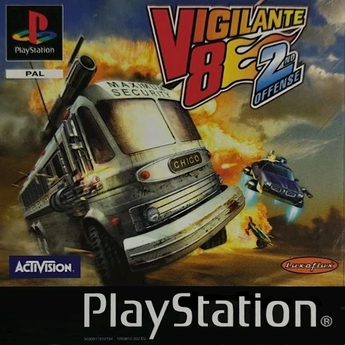 Vigilante 8 - 2nd Offense — box-2D (SP)