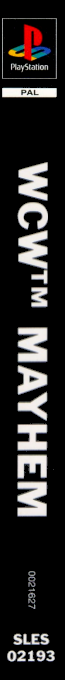 Wcw Mayhem — box-2D-side (EU)