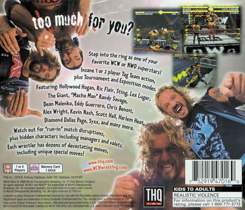 Wcw Nitro — box-2D-back (US)