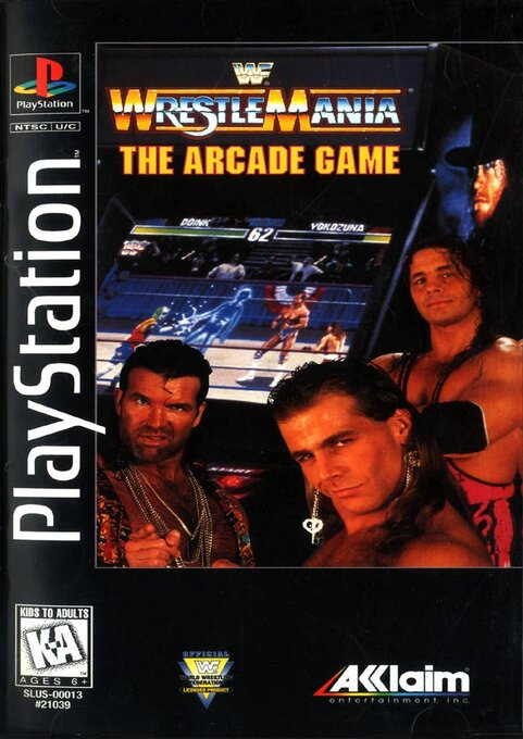 Wwf Wrestlemania - The Arcade Game — box-2D (AME)