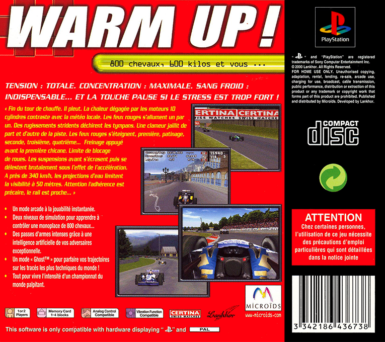 Warm Up ! — box-2D-back (FR)