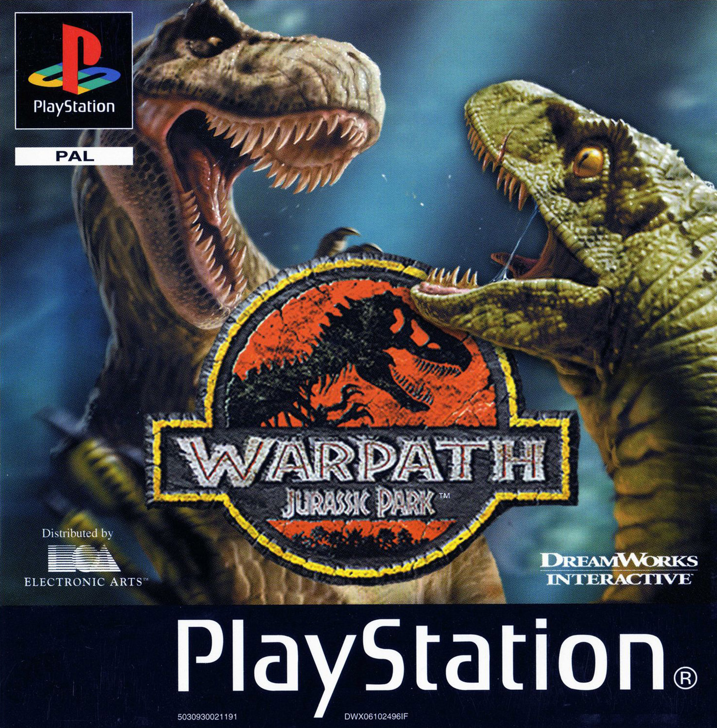 Warpath - Jurassic Park — box-2D (DE)