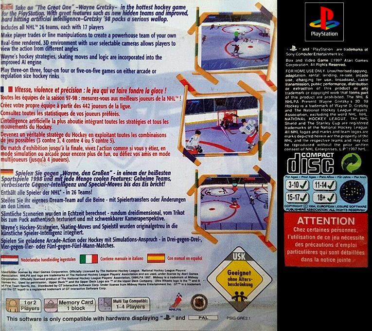 Wayne Gretzky's 3d Hockey '98 — box-2D-back (EU)