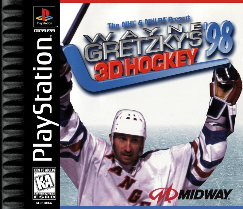 Wayne Gretzky's 3d Hockey '98 box art