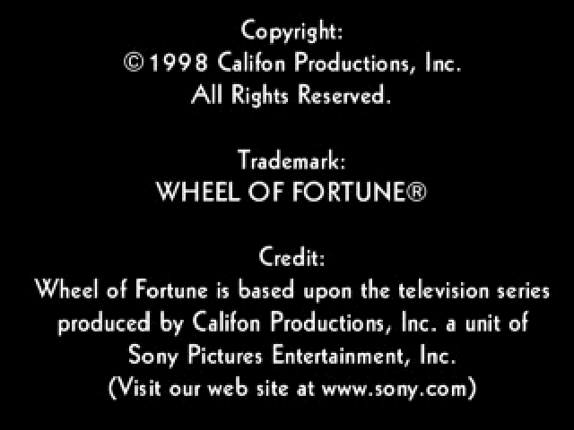 Wheel Of Fortune — sstitle (US)