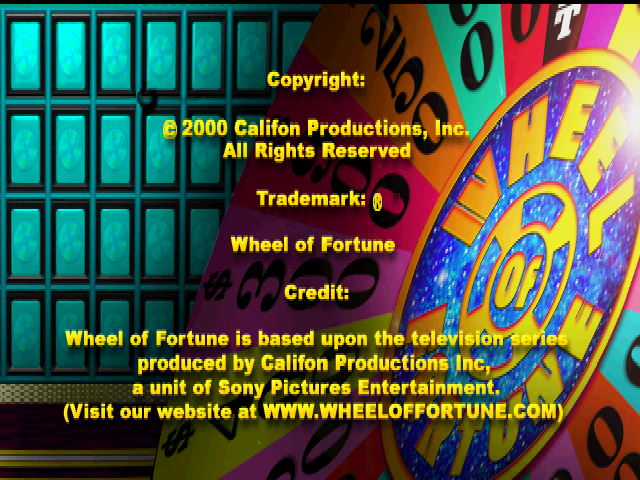 Wheel Of Fortune - 2nd Edition — sstitle (US)