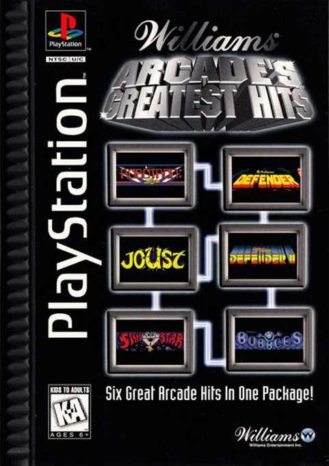 Williams Arcade's Greatest Hits — box-2D (AME)