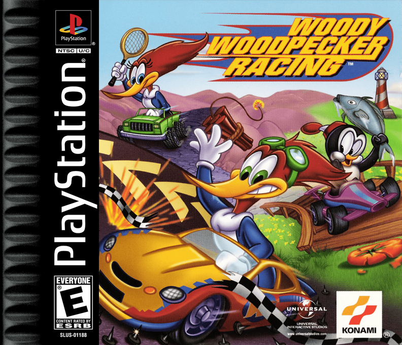 Woody Woodpecker Racing box art