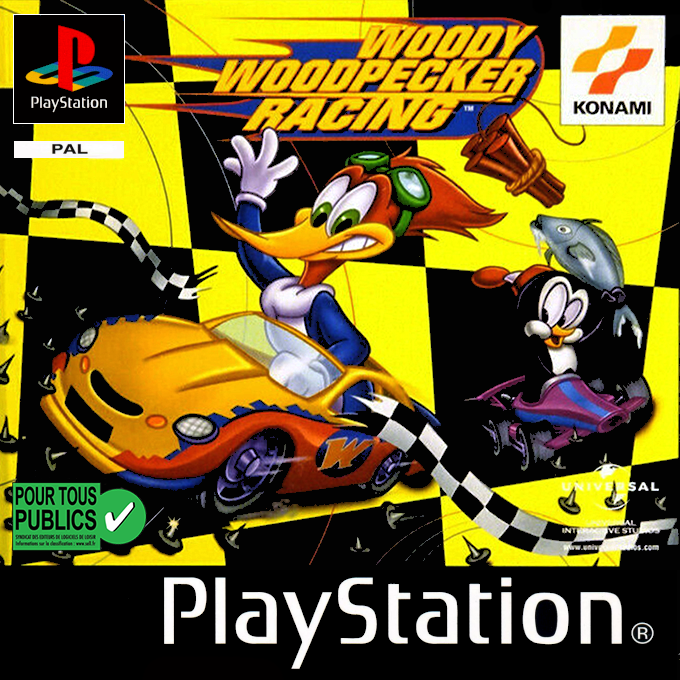 Woody Woodpecker Racing — box-2D (FR)