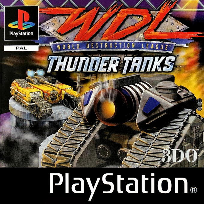World Destruction League - Thunder Tanks — box-2D (EU)