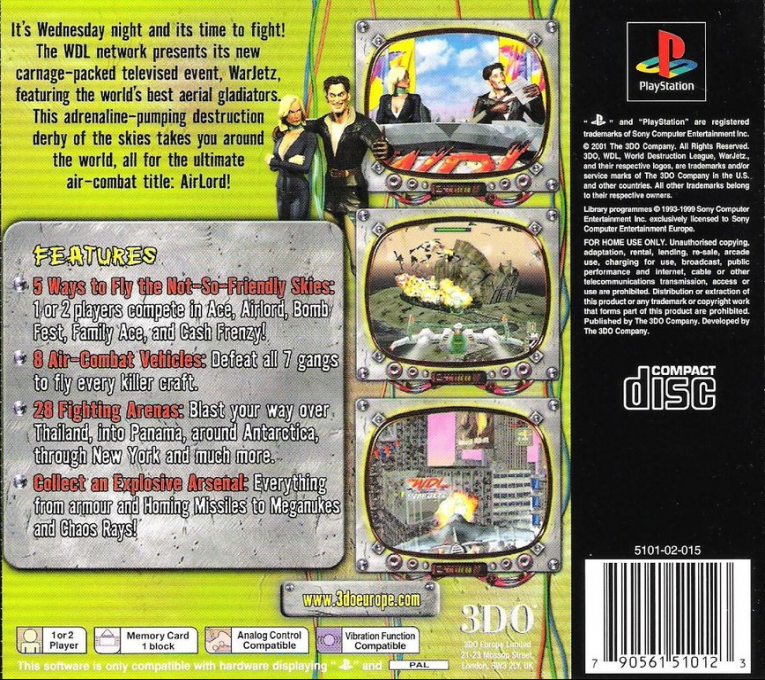 World Destruction League - War Jetz — box-2D-back (EU)