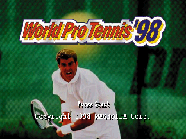 World Pro Tennis '98 — sstitle (JP)