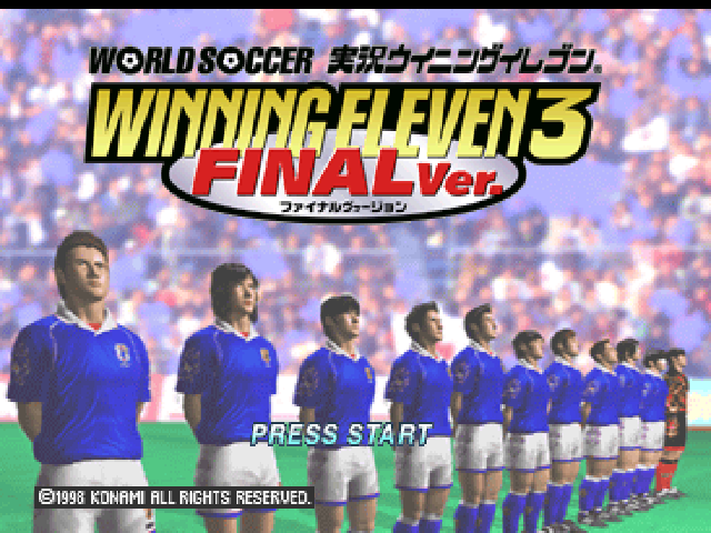 World Soccer Jikkyou Winning Eleven 3 - Final Ver. — sstitle (JP)